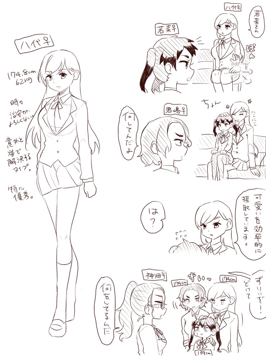︎︎ ♀英峰 若菜をだっこしたい3年ズ 