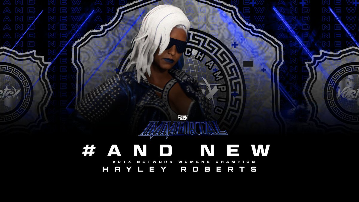ERW2K24's tweet photo. Congratulations to @SWERoberts for representing ERW and winning the inaugural VRTX Network Women's Championship!!🎊🎉🎊🎉 https://t.co/L7MDPTBeln