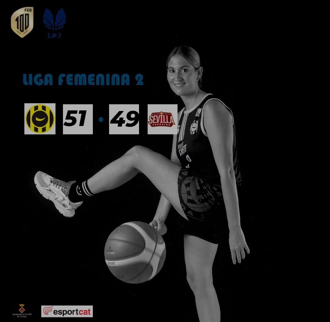 BasketAlmeda's tweet photo. LIGA FEMENINA 2|
Almeda 51 - 49 @cbsfemenino
🎙️ Important victòria tot i les baixes al nostre equip sènior femení.
Força Almeda💪🏻

#adnalmeda #Almeda50Anys #cornelladellobregat https://t.co/IcbVPIqIrO