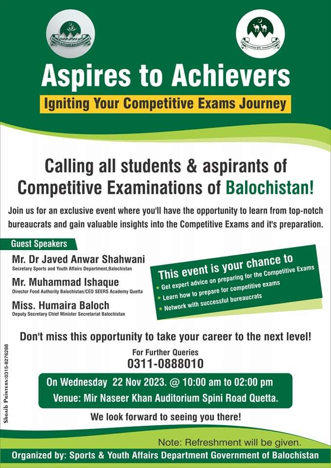 Directorate of Youth Affairs Balochistan tweet media