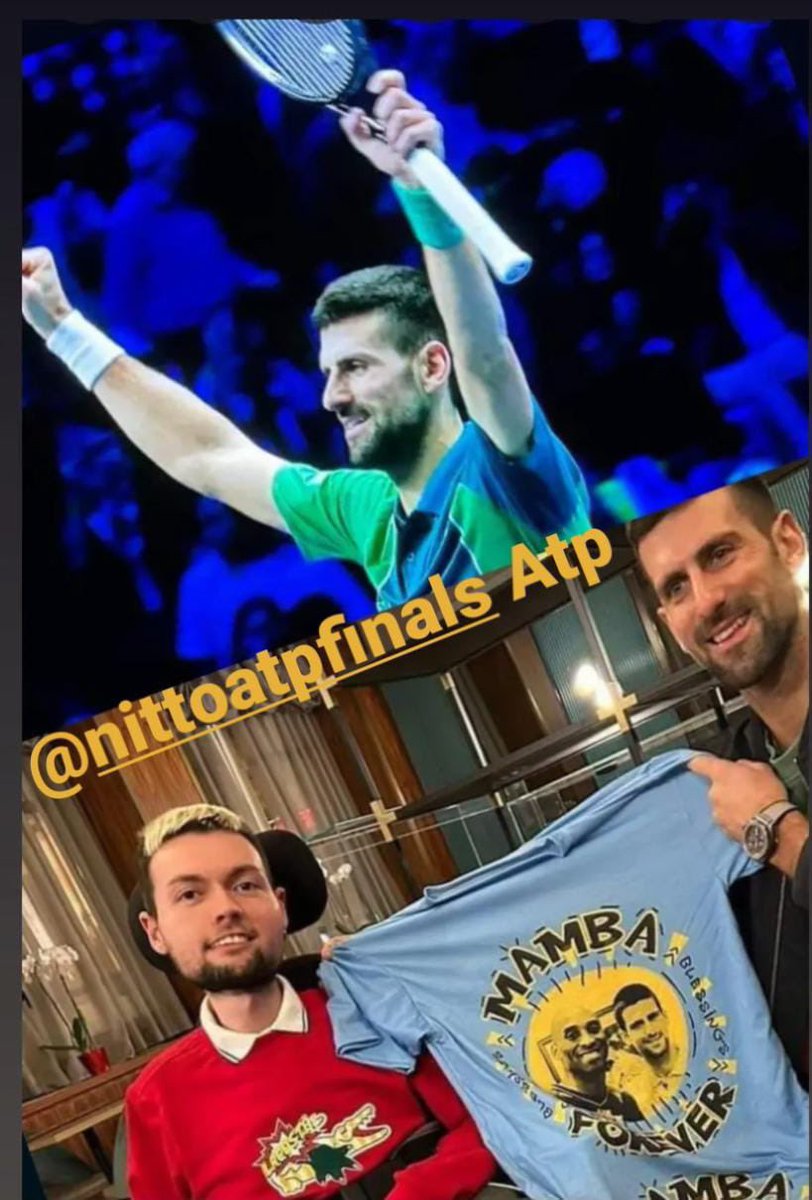 Not that it was necessary to bring luck🤣, but this victory made everything more special 😍 #NittoATPFinals #Djokovic #DjokovicSinner #Sinner