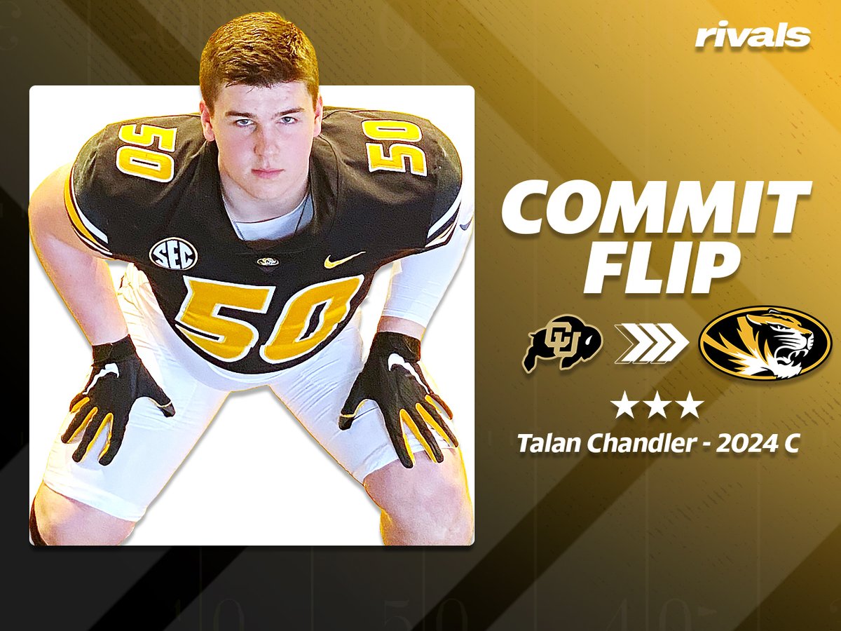 Merry Flipmas Missouri Talan Chandler flips from Colorado to Missouri. The nation's No. 5 center recruit sat down with me to break down his decision here👀📽️⬇️ Rivals.rivals.com/news/talan-cha…