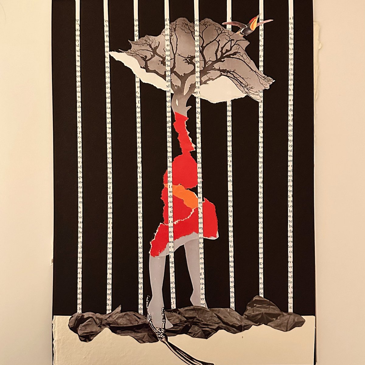 Afternoon collaging 👩🏻‍🎨 #ArtistOnTwitter