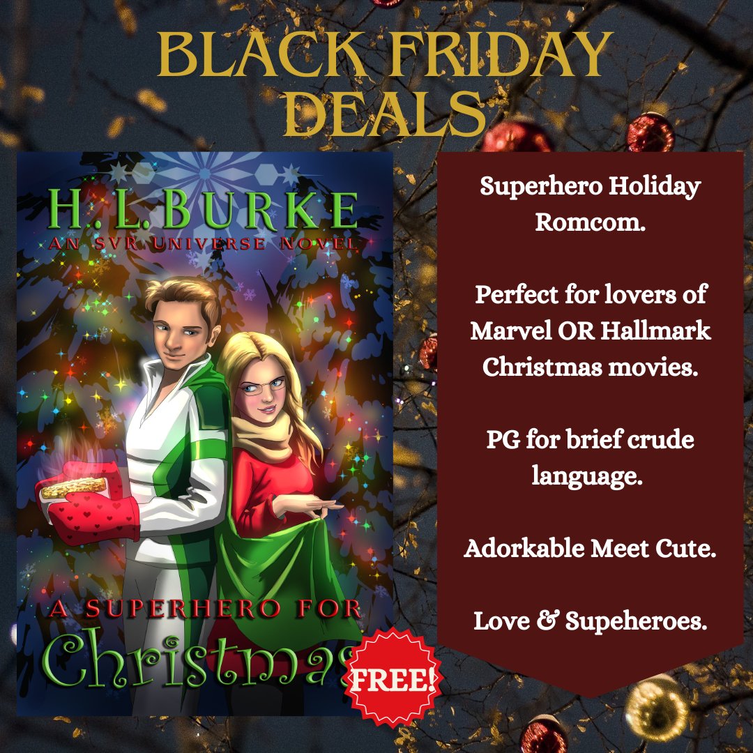 #BlackFridayDeals!!! 

Amazon:
amzn.to/49K6b3h

Shop the sale for even more titles:
sale.perrykirkpatrick.com/listing-catego…

#superherobooks #hallmarkromance #bookstoread #christmasbooks