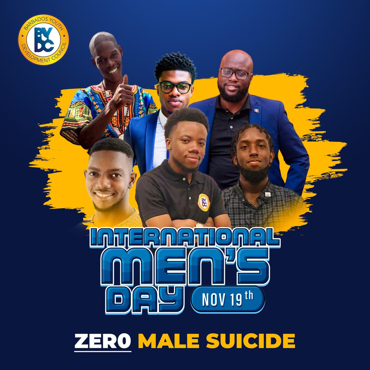 BYDC246's tweet photo. "On International Men's Day, let's prioritize men's mental health. Let's erase stigma and champion support for a world where every man feels heard and supported. Happy #InternationalMensDay! #MentalHealthMatters #BYDC" https://t.co/W4Eg6jFJSJ