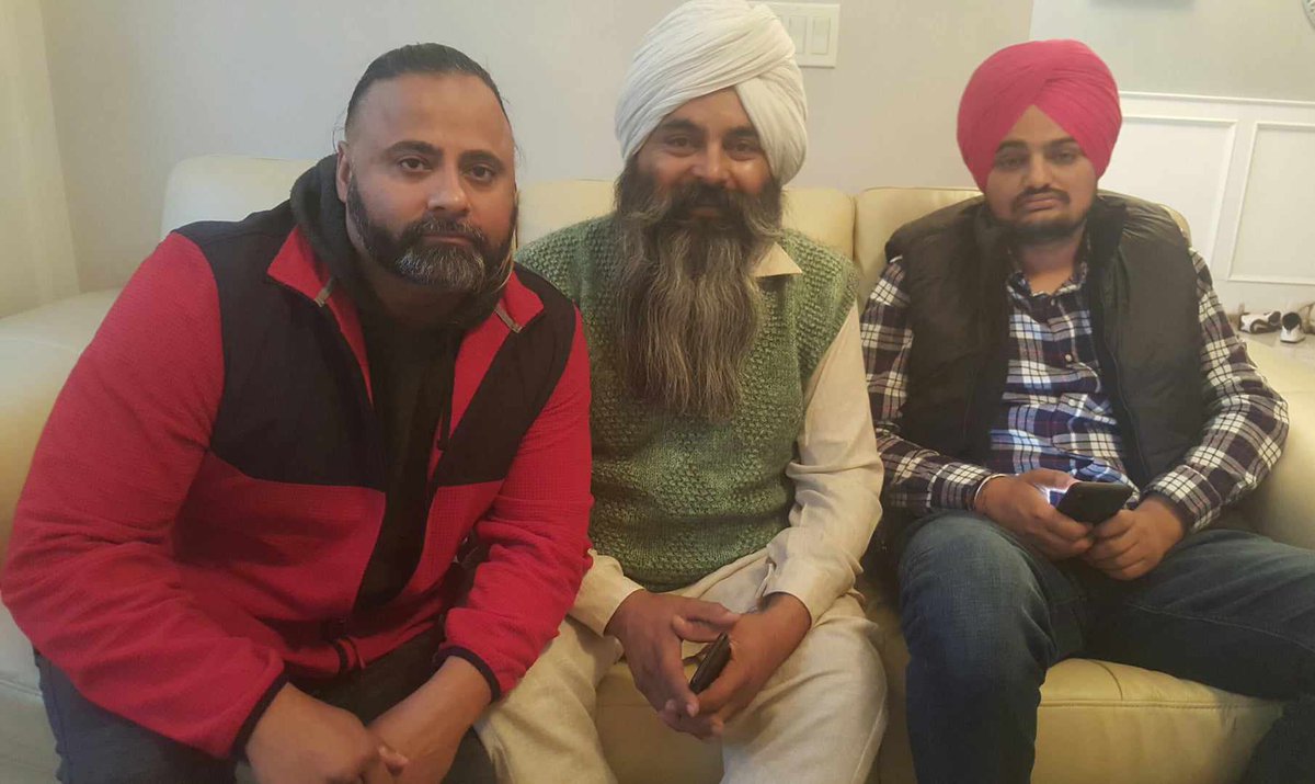 Actor's Sunny Singh,  Malkeet Rauni and Sidhu MOSSEWALA. #Pollywood #Hollywood #Bollywood