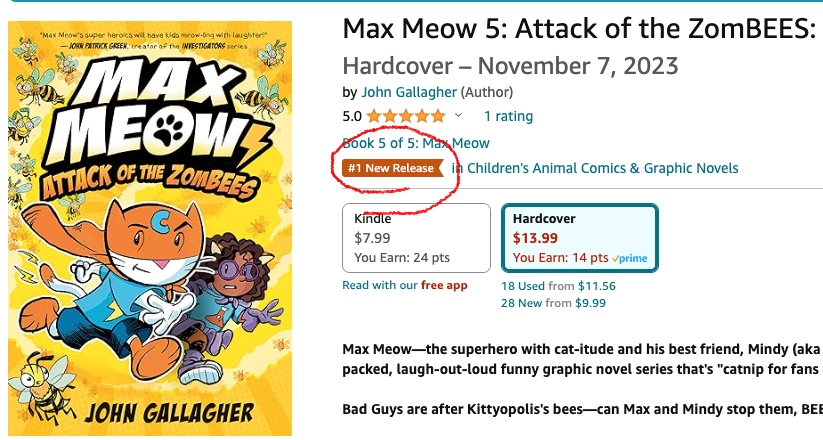 Videos, Fun & Games - Max Meow Graphic Novel Series for Kids