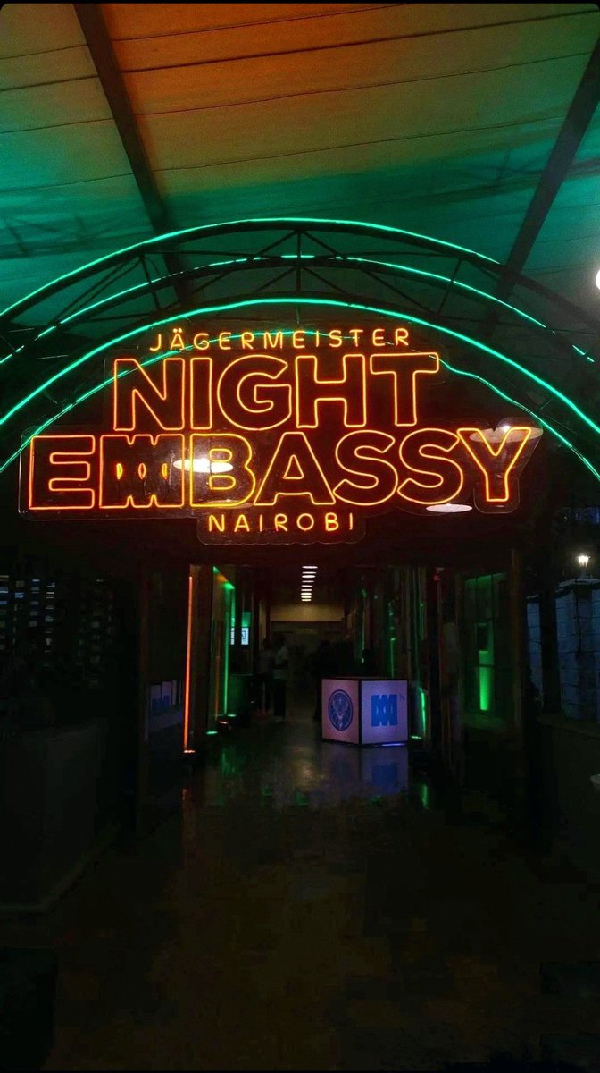 OfficialGK_'s tweet photo. Just attended the inaugural launch of #NightembassyNairobi, the 7th @jageimester embassy since its inception in Berlin in 2019. NAIRADA a creative haven that embodies the essence of Nairobi. Exciting to see global brands recognizing Nairobi's potential in the #music industry! https://t.co/Gmiz4MR4bI