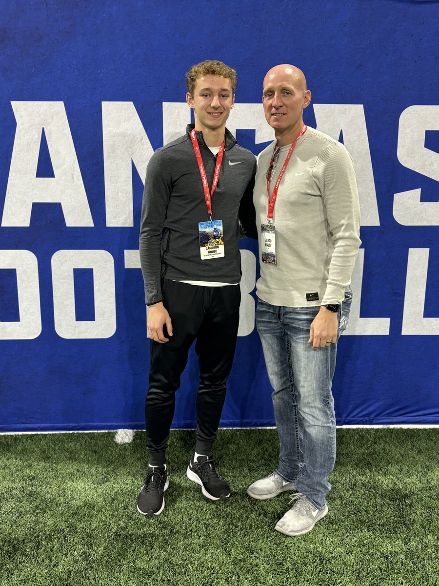 Cameron Kruse (@cameron_kruse09) on Twitter photo Beautiful night for football in the sunflower state! Thank you <a href="/CoachLeipold/">Lance Leipold</a> <a href="/ScottAligo/">𝗦𝗖𝗢𝗧𝗧 𝗔𝗟𝗜𝗚𝗢</a> <a href="/CoachBorland/">Brian Borland</a> @CoachZoneEyes <a href="/KU_Football/">Kansas Football</a> #RockChalk Beautiful night for football in the sunflower state! Thank you <a href="/CoachLeipold/">Lance Leipold</a> <a href="/ScottAligo/">𝗦𝗖𝗢𝗧𝗧 𝗔𝗟𝗜𝗚𝗢</a> <a href="/CoachBorland/">Brian Borland</a> @CoachZoneEyes <a href="/KU_Football/">Kansas Football</a> #RockChalk