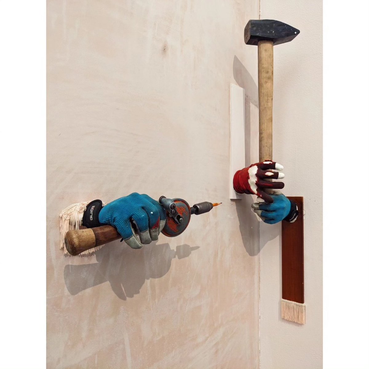 flowassociates's tweet photo. Turner Prize 2023 - Jesse Darling's assemblage work stood out for me as a coy look at British folklore, national decay and stubborness. Barbara Walker's portraits of Windrush immigrants had real power in their stories and execution. 
@TownerGallery had a great offer for kids too! https://t.co/qM7hZTh54R