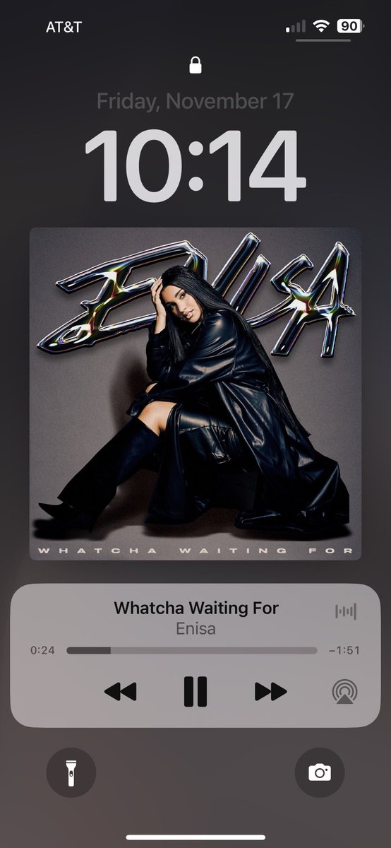 KeganMark's tweet photo. @IAmENISA I’m putting Watcha waiting for in repeat best song ever https://t.co/TUXIKMSLSi