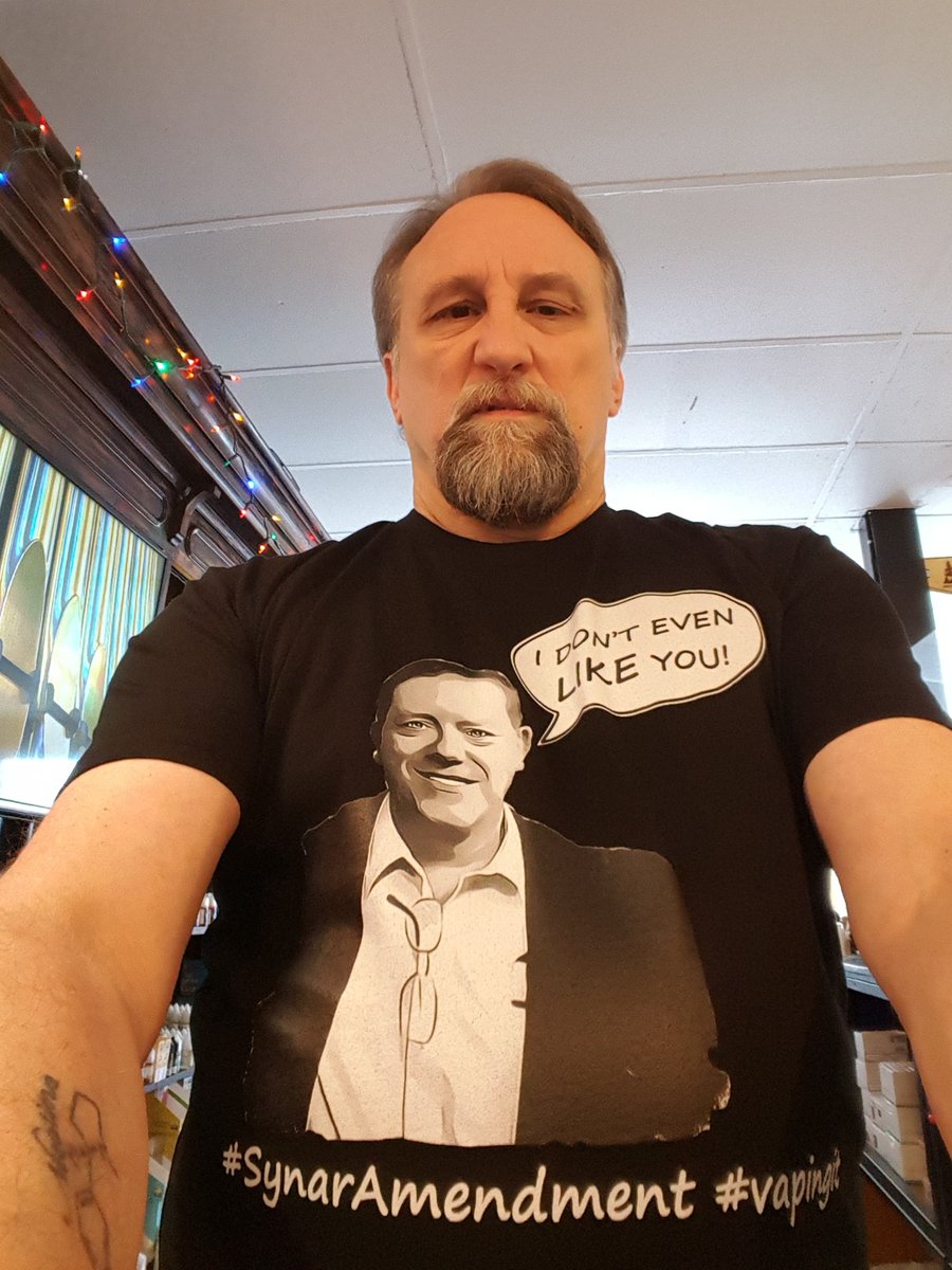Why do I wear a shirt with this wonderful man's face on it? Go meet him at @EcigClick and find out👇