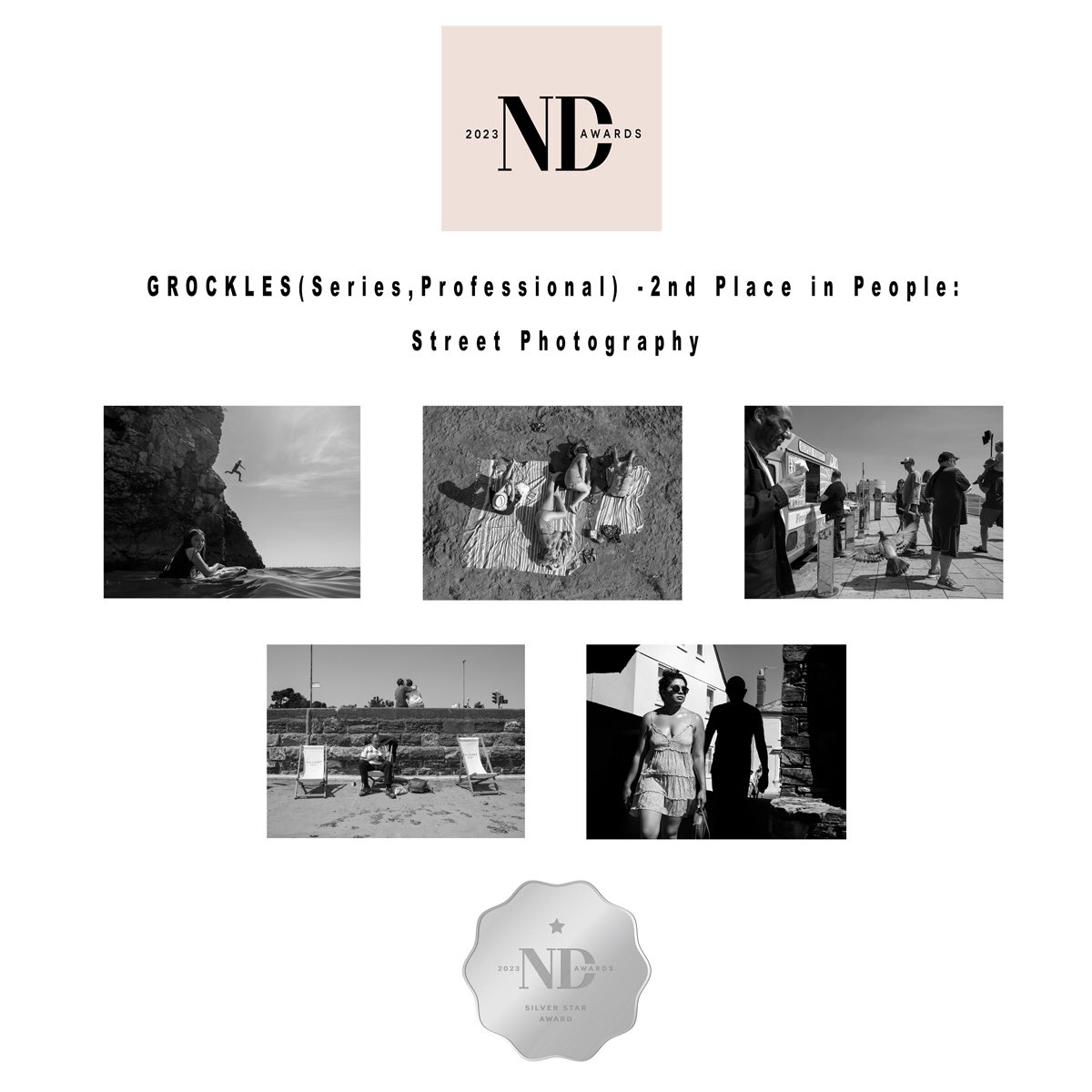 swimstones's tweet photo. ND AWARDS : I am very proud to announce that my street photography project Grockles has been awarded a silver medal for coming 2nd in the ND Awards 2023 international photography contest.
#swimstones #ndawards #ndmagazine #grockles #street #streetphotography @CanonUKandIE https://t.co/ICjrPNzY4U