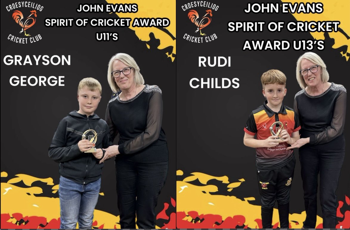 Croesycc's tweet photo. Well done to all our winners at our junior presentation evening today. Big thanks to ex player and current @GlamCricket player @smaley02 for handing out the trophies and the Q&amp;A. #littlechicks #cockerels https://t.co/qv84MiQgf8