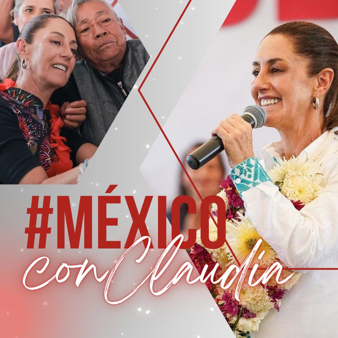 jesushalonso's tweet photo. @Claudiashein 👏🏻👏🏻 #MéxicoConClaudia 🇲🇽👩🏻‍💼 https://t.co/b5uPwQYeEN