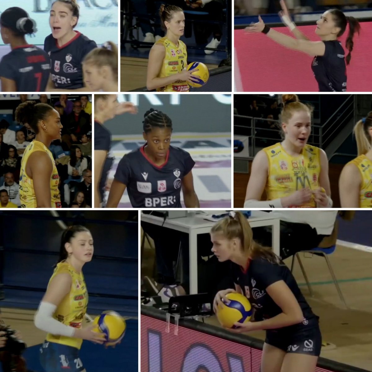 darkokerim's tweet photo. Weekend di #sport sul divano che termina con la sfida tra @bergamo1991 🖤 e @ImocoVolley 💛 #bercon 0-3 15-25;22-25;17-25 🏐 #VolleyballGirls #volley #pallavolo #pallavoliste https://t.co/bk10tB9TNd