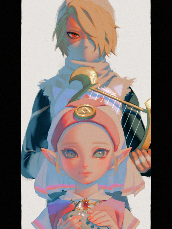 ゼルダ姫 「Young Zelda / Sheik [ Ocarina of Time] 2」|bellhengeのイラスト