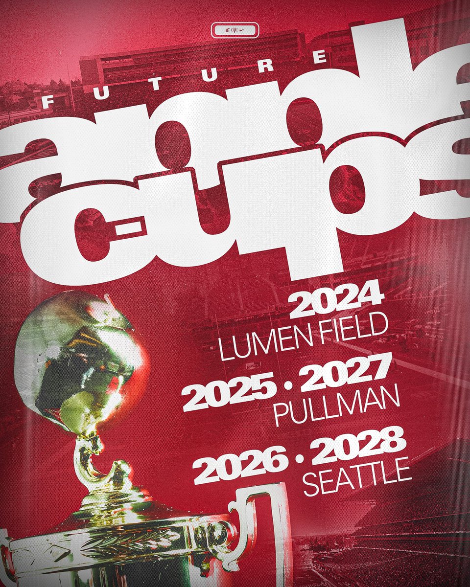 Future Apple Cups locked in.

#GoCougs | #WAZZU | #CVE23