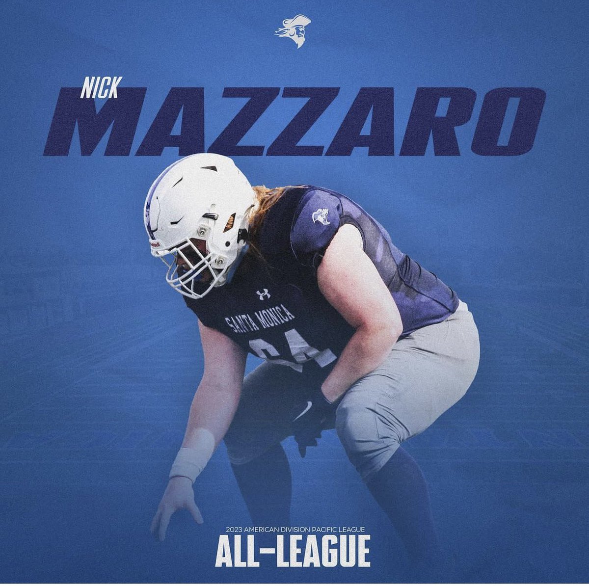 SMC_CorsairFB's tweet photo. Congratulations to our Corsairs making 2nd team All-League! #BeTheBest 

🏴‍☠️ WR, Joey Acciardo
🏴‍☠️C, Nick Mazzaro
🏴‍☠️OLB, Ayden Martinez
🏴‍☠️Saf, Logan Polk
🏴‍☠️CB, Jai Guess https://t.co/SGhqNttyLr