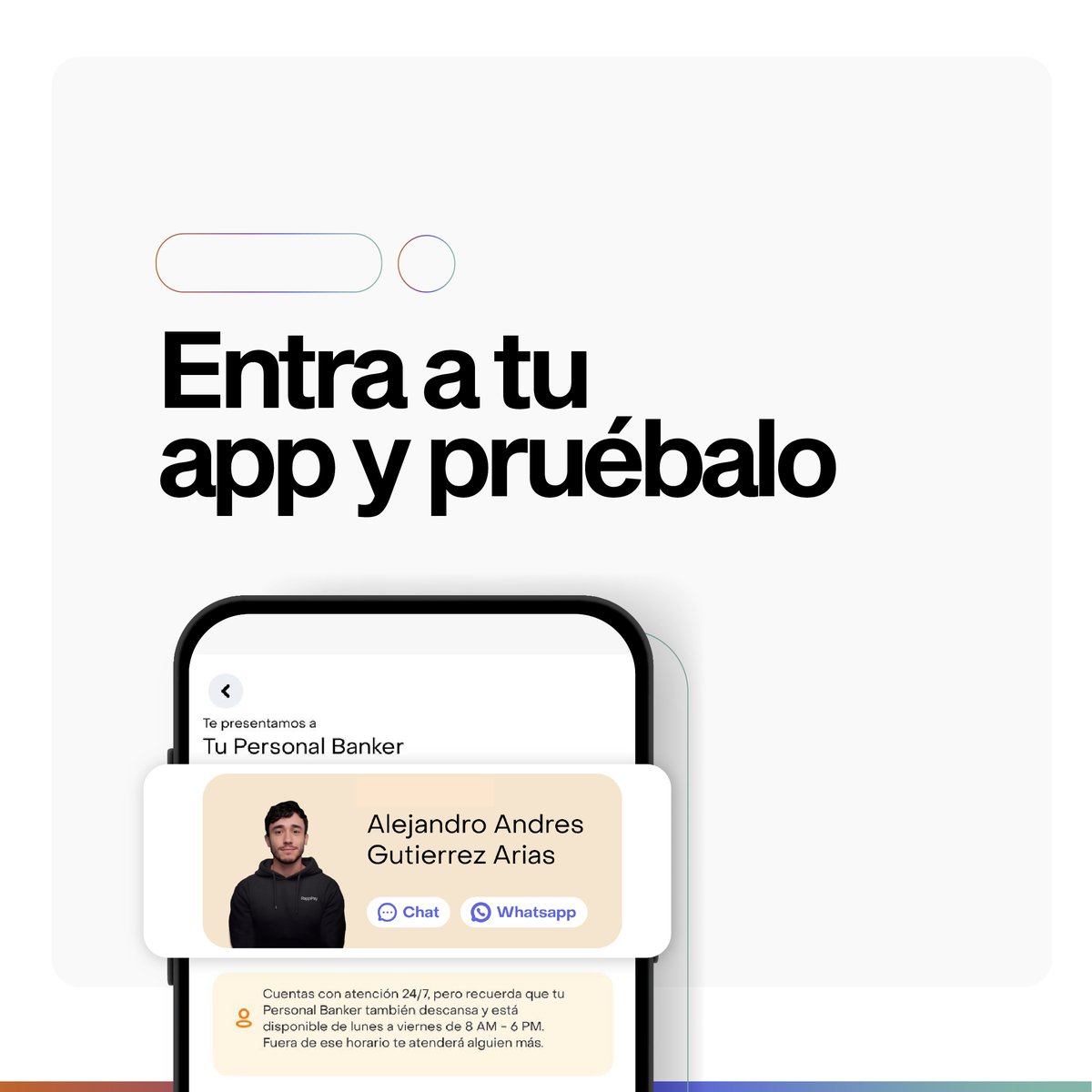 Si necesitas solucionar rápido y de la forma más segura posible, ¡saluda a Sofía! Ella sabe cuál es tu cupo de avances para tu RappiCard y mucho más. 🙋‍♀️