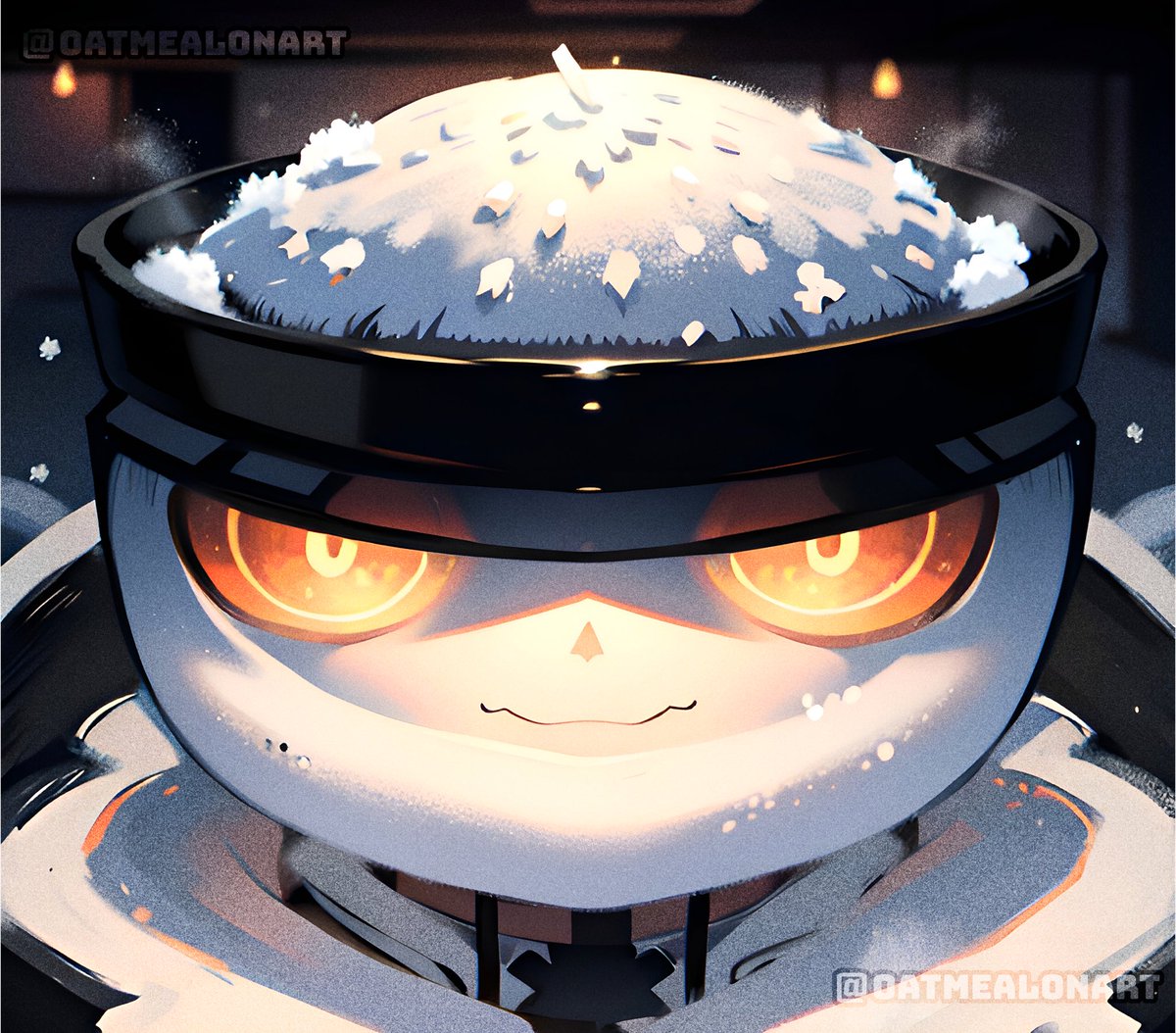 OatmealonArt's tweet photo. Goungi
.
.
.
.
#oats #snow #winter #powerman #powerful #Human? Or #Robot? #disguise #fire #leader #strong #pure #Allpowerful #cold #flamekeeper #keepwarm #bundleup #storm #art #illustration #creator #digitalartwork #glow https://t.co/RHlfauoLWH