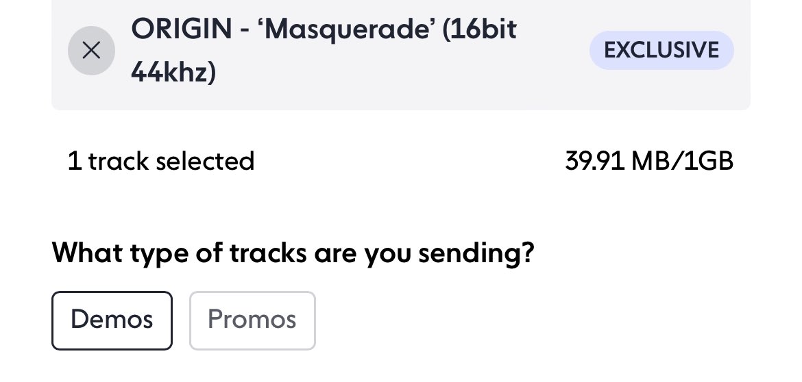 Even when sending the track to someone you know… anyone else get THAT feeling in your stomach hitting “send”…?!?  

😂😂🤓😳