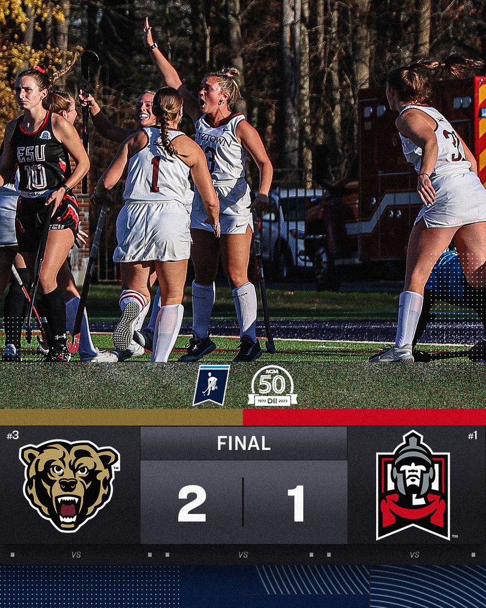 🚨FINAL SCORE🚨

The No. 3 <a href="/KUGoldenBears/">Kutztown University Athletics</a> wins the #D2FH National Championship with a 2-1 win over No. 1 <a href="/ESUWarriors/">ESU Warriors</a> 🏑

#MakeItYours