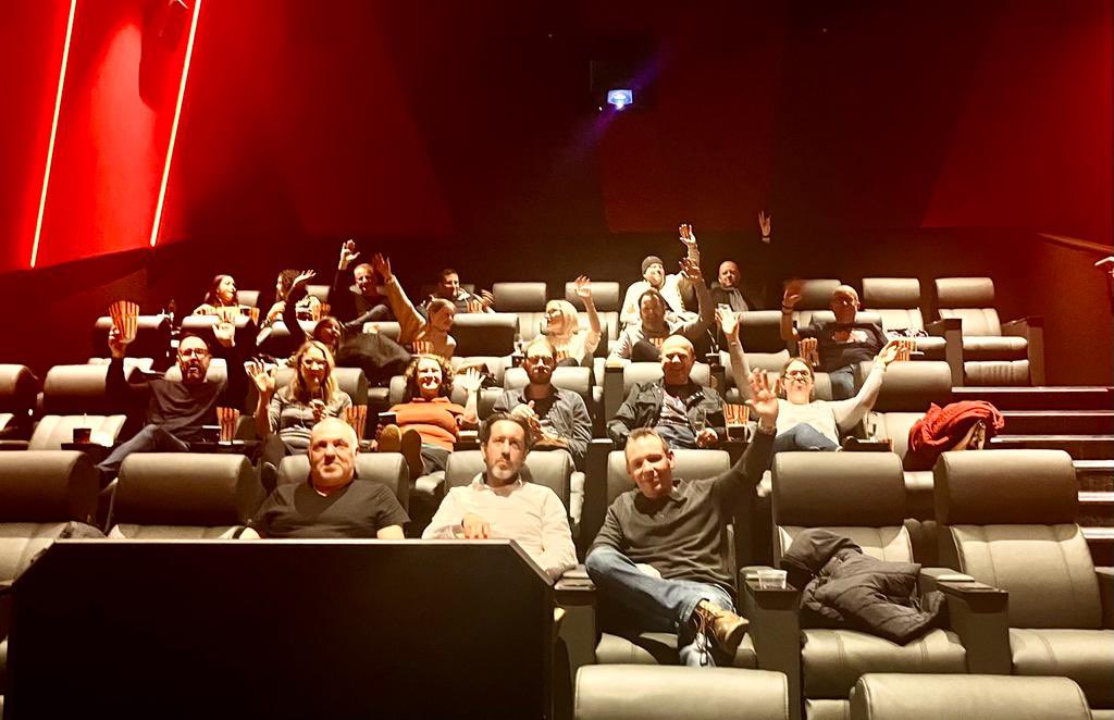jem_cramp's tweet photo. Just want to thank everyone who works at @CinemaArc Beeston for making my 50th Birthday screening of @BacktotheFuture Part 2 so memorable-(screen door, slide show, personalised trailers)-just amazing. See you in 10 years for Part 3 of the trilogy. #GreatScott #ThisIsHeavy https://t.co/saNp4jkMQR