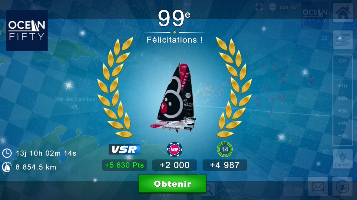 Hey ça y est les <a href="/oceanfifty/">Ocean Fifty</a> arrivent sur la @TransatJV sur <a href="/VirtualRegatta/">Virtual Regatta</a> 

Quelle course épique à bord du <a href="/GroupeLamotte/">Groupe Lamotte</a> 

Très content de ce résultat un Top100 et un Top10 sur le classement des <a href="/RireMedecin/">Le Rire Médecin</a> 

Encore Merci pour le FP 👌

Et un coucou aux <a href="/NTL_esailing/">Nautilus</a>