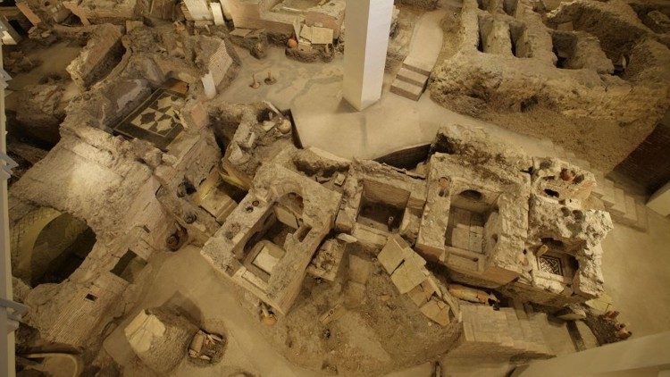 The Vatican now allow public to visit the Via Triumphalist Necropolis, under its ground. The site shows sarcophagi, mosaics, graves dated between 1st -4th century CE containing remains of slaves, artisans and freedmen, giving a sight of rituals not connected to official religion.