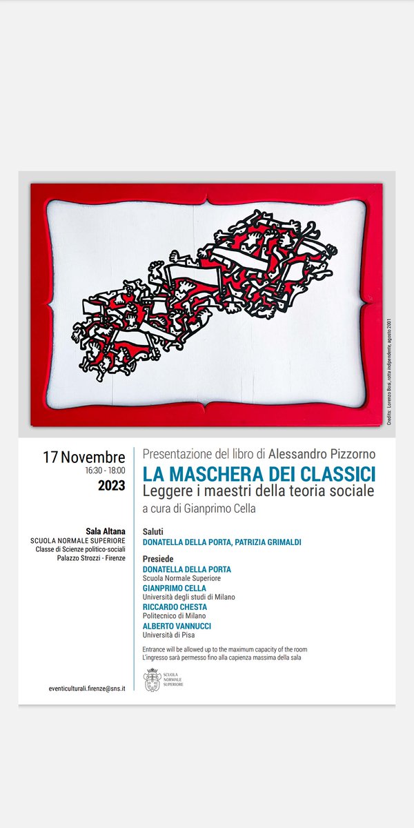 Still need to process so much knowledge, the great insights and debates as much as the emotions remembering the giant, the master, the friend Alessandro Pizzorno at the <a href="/scuolanormale/">Scuola Normale</a>...but in a great company