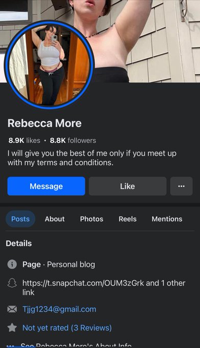 Can yall go on Facebook and leave comments/report this fake account for me?   Already submitted dmcas/taken