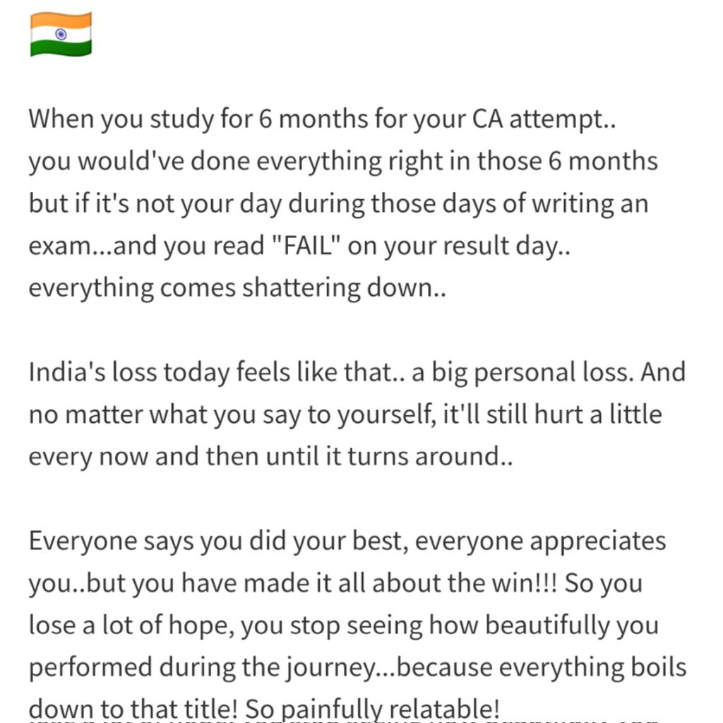 EverSoTalkative's tweet photo. Forever Team India 💙♾️

We were the best!

#INDvsAUSfinal #CWC2023Final #ca https://t.co/avCqOxZifc