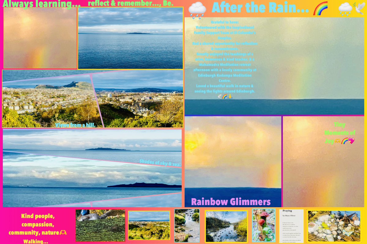 JudeMckerrecher's tweet image. A weekend of being inspired🕊️🙏- Grateful for all of the #tinymomentsofjoy 🫶&amp;amp; experiences created by kind people; for sharing special time with all ages at St. Columba’s Hospice, for an afternoon meditation retreat at KMC Edinburgh, &amp;amp; for lovely perspectives on light &amp;amp; nature💚