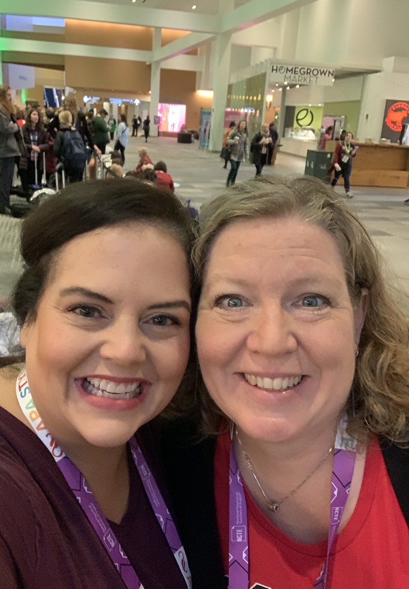 My <a href="/ncte/">National Council of Teachers of English (NCTE)</a> buddy the last few days! We’ve learned so much and felt so encouraged. It’s amazing and exhausting in all the best ways. Speakers. Authors. Sessions. Exhibits. Miles of steps. Piles of books. Whew! #NCTE23 #spartanstrong #elateachers