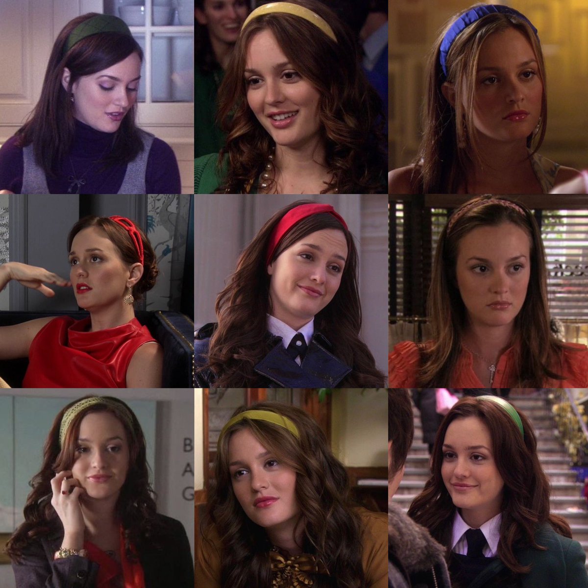 blair waldorf x colorful headbands