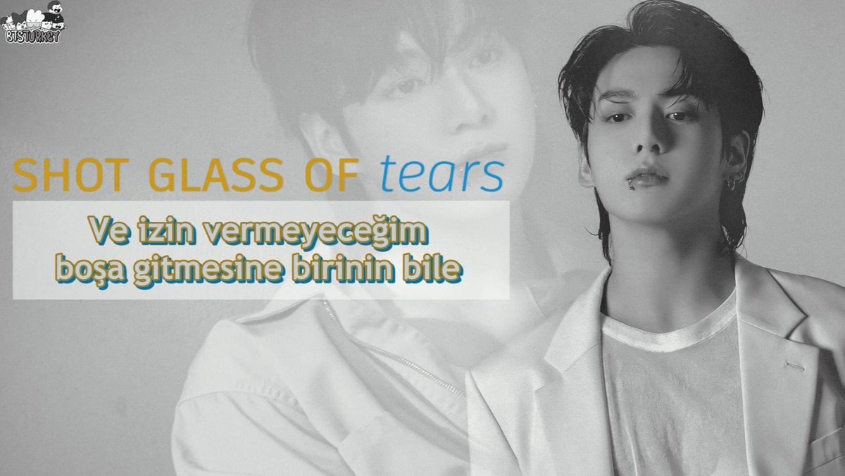 [ÇEVİRİ] Jungkook - Shot Glass of Tears Çeviri&Zamanlama&Video Düzenleme: starshine Tasarım: Aconitum 👉youtu.be/QjBPUOss61w?fe… Sizler için Jungkook'un ilk solo albümü Golden'dan 'Shot Glass of Tears' şarkısını çevirdik, keyifli dinlemeler💧🥃