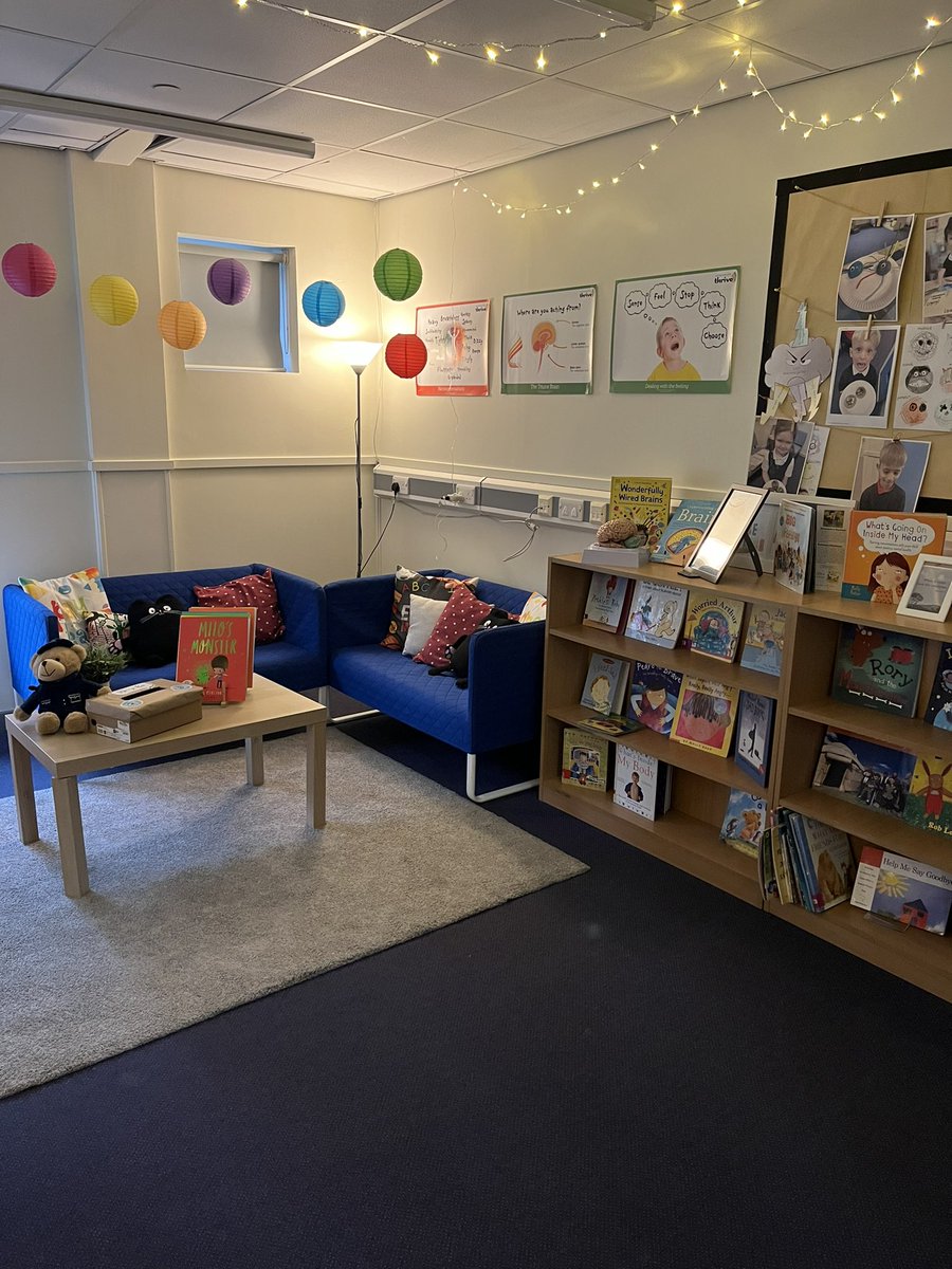 AshTreeKATPS's tweet photo. Our @ThriveApproach space where we work with children to support and help our children learn about their emotions and develop strategies to regulate their own behaviour. #thriveapproach #Semh #voicechoiceandopportunity #wellbeing @AshTreeEYFS https://t.co/bXOzQNevN0