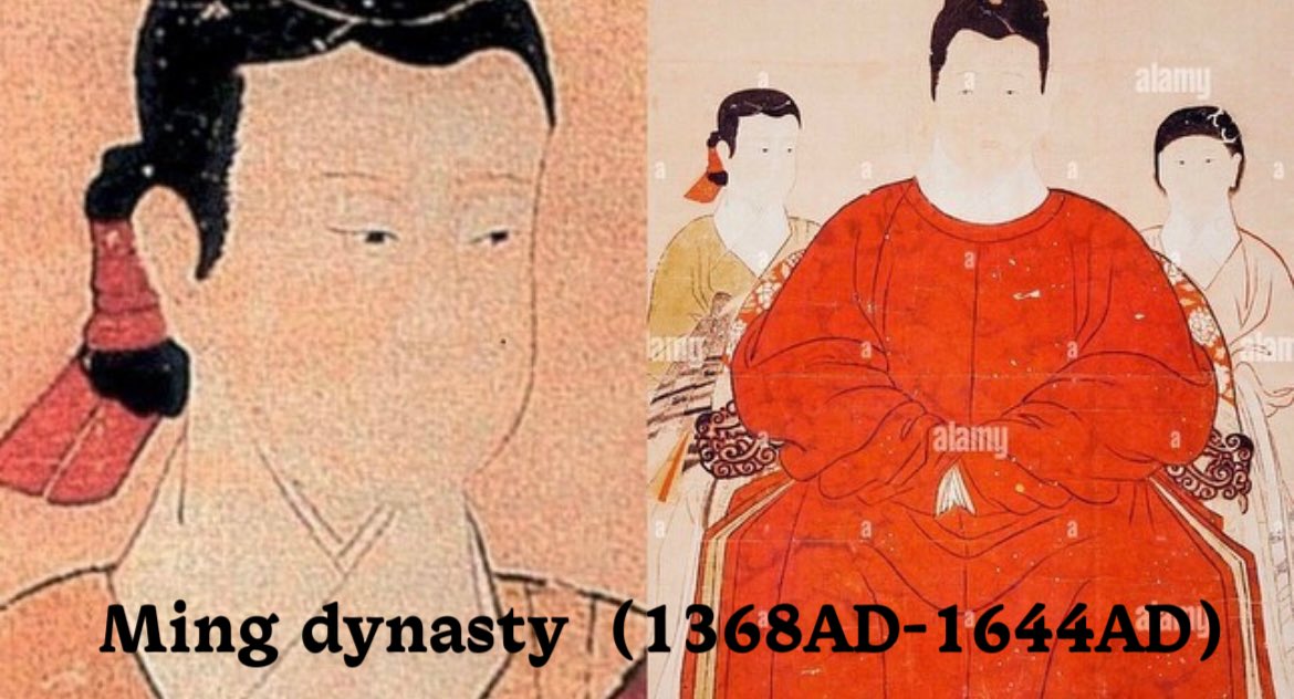 Hanfu_CN's tweet photo. 双丫髻/ShuangYaJi · Ming dynasty（1368AD-1644AD）. #hanfu #chinesestyle #China #chinesepainting #painting #hairstyle https://t.co/PKnuSkug6Y