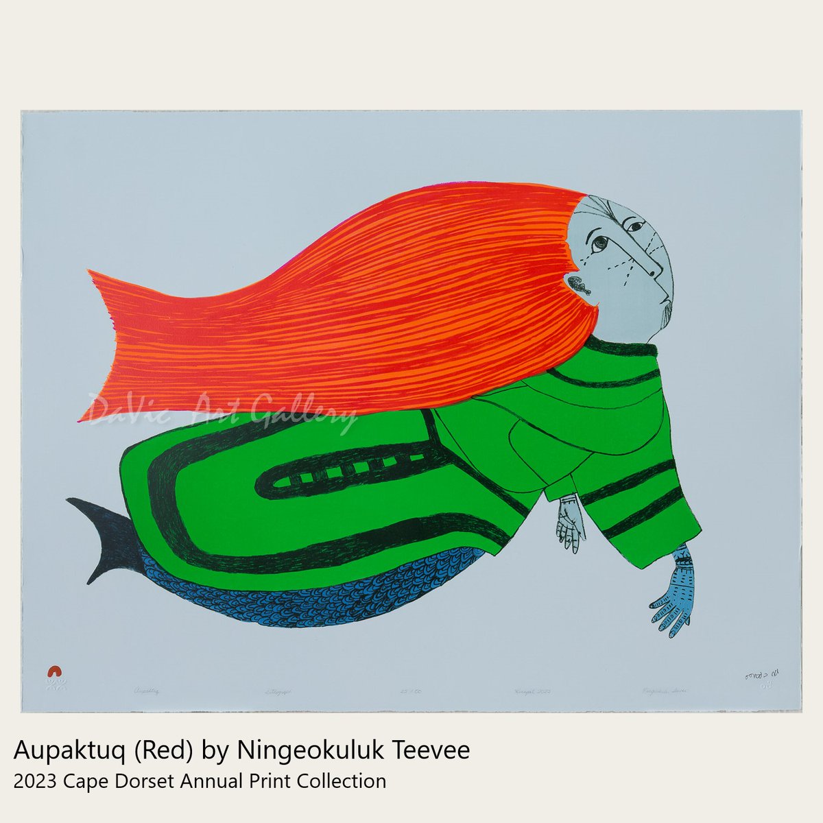 Aupaktuq (Red) by Ningeokuluk Teevee - Available!
2023 Cape Dorset Annual Print Collection
nativecanadianarts.com/gallery/aupakt…

#dorsetfinearts #nativecanadianarts #inuitart #Art #artcollector #officedecor #homedecoration #sedna