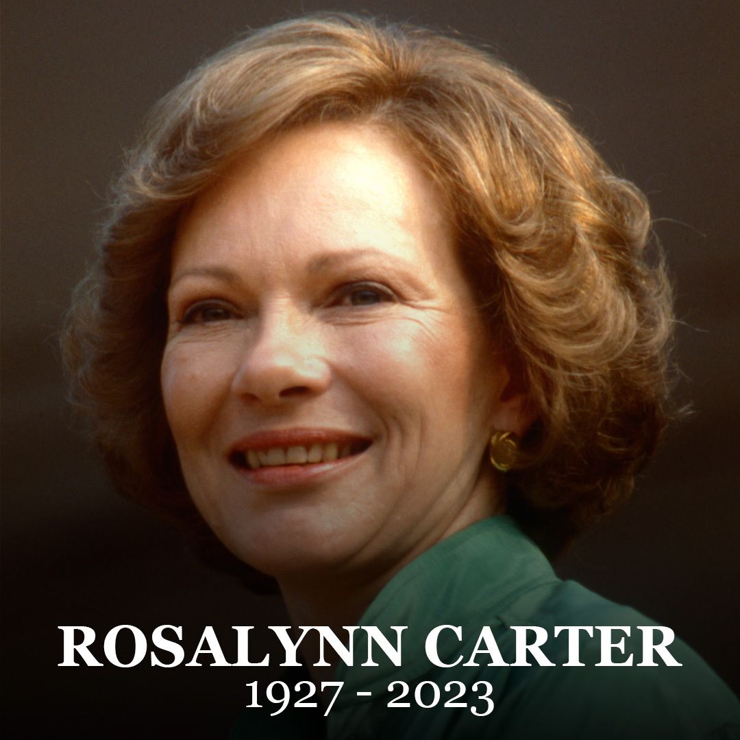 REST IN PEACE🙏 Former First Lady Rosalynn Carter has died at age 96 --> bit.ly/3QKdrDx