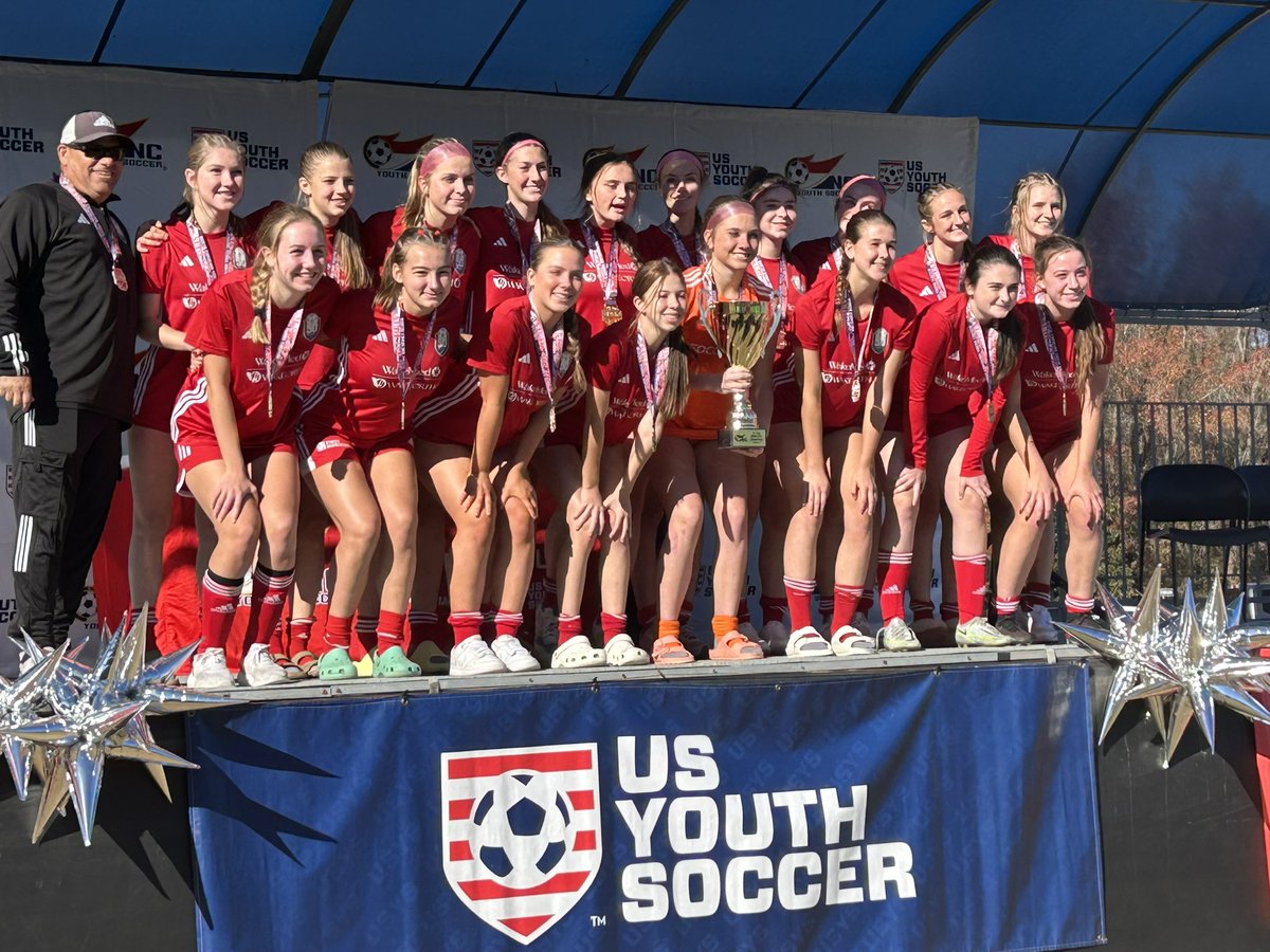 NCFC_Youth's tweet photo. Congratulations to 3 more of our @NCYouthSoccer State Champions!!

08 Elite G, 07 Elite G, and 07 White North G 🏆 

#USYSStateCup https://t.co/II5L7mAFs4