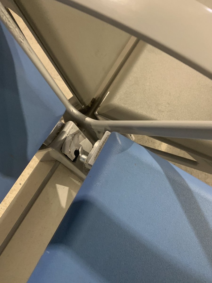adamdumbleton87's tweet photo. @networkrail feel free to check your cctv at around 20:35 you can’t miss me I’m dude that the chair went from underneath him - I feel embarrassed and upset and my knee is in pain, pictures are below and I’ll be seeking medical and legal advice in the morning ! https://t.co/mIJl9UHrva