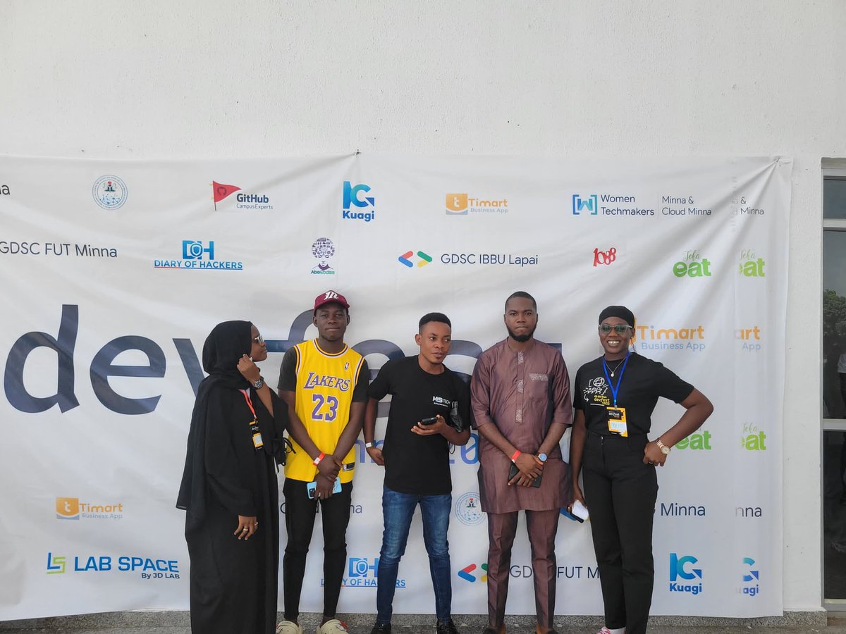 i4gFutminna's tweet image. @i4gFutminna team at the @DSCFutminna DevfestMinna

#DevFest2023
#DevFest
#DevFestMinna