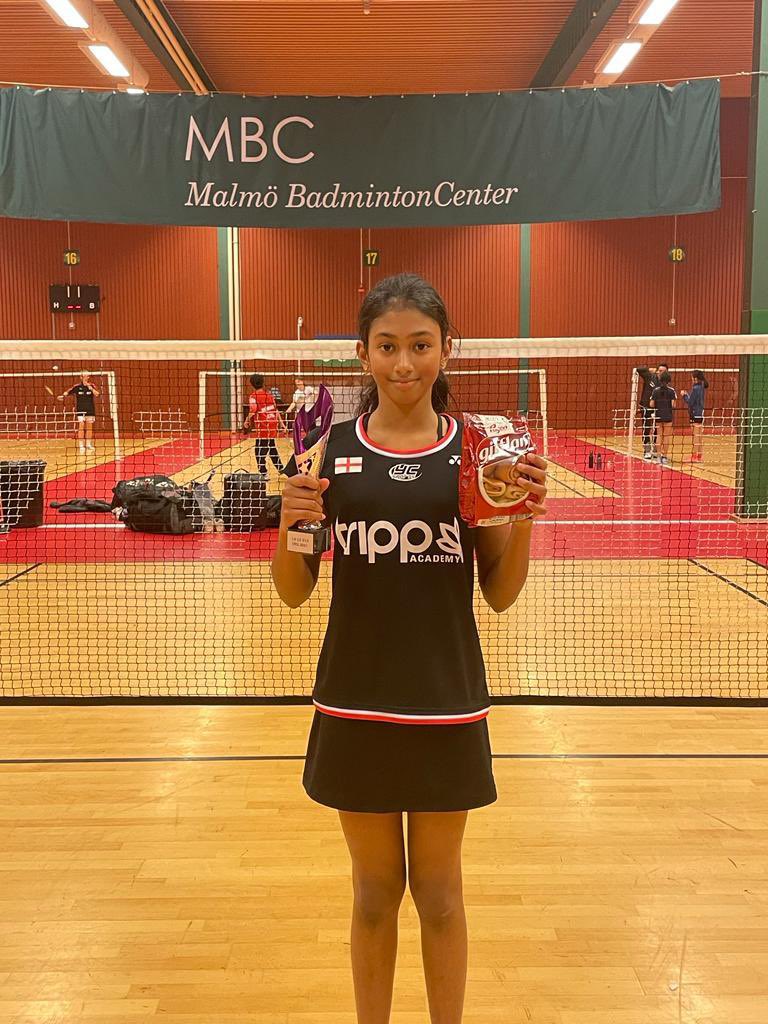 Tripp Academy (@trippacademy) on Twitter photo WOW, Our absolute superstar <a href="/RajviParab/">Rajvi Parab</a> has gone and won U17 Swedish Youth Games Singles GOLD,on her 14th birthday!
2 years ago she won the U13 title.
What a fantastic achievement and we are all so so unbelievably proud of you.
Keep working hard….
The world is your oyster.. WOW, Our absolute superstar <a href="/RajviParab/">Rajvi Parab</a> has gone and won U17 Swedish Youth Games Singles GOLD,on her 14th birthday!
2 years ago she won the U13 title.
What a fantastic achievement and we are all so so unbelievably proud of you.
Keep working hard….
The world is your oyster..
