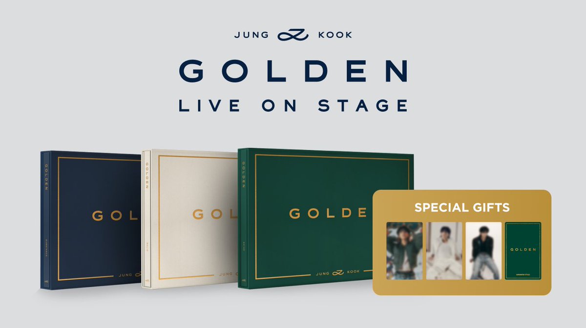 JK - GOLDEN LIVE ON STAGE ON-SITE Album Pickup Special Gift PCs