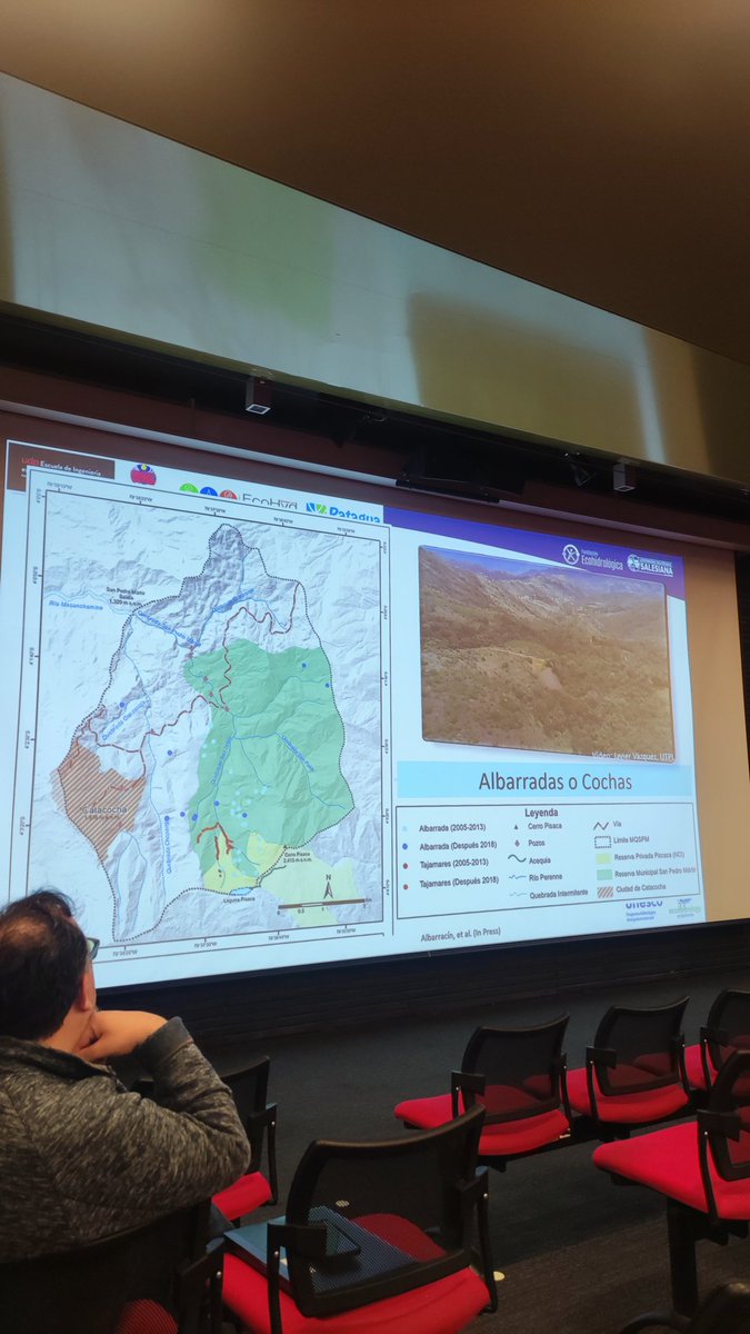 Yary_recalde's tweet photo. Me deja una gran satisfacción el haber participado en el II Congreso de Ecohidrología en Santiago de Chile. Muchos investigadores trabajando en temas de ecohidrologia y SbN incluyendo la cosmovisión andina. Se espera grandes avances en LATAM👌🏼 https://t.co/YEtMaI5Dp9