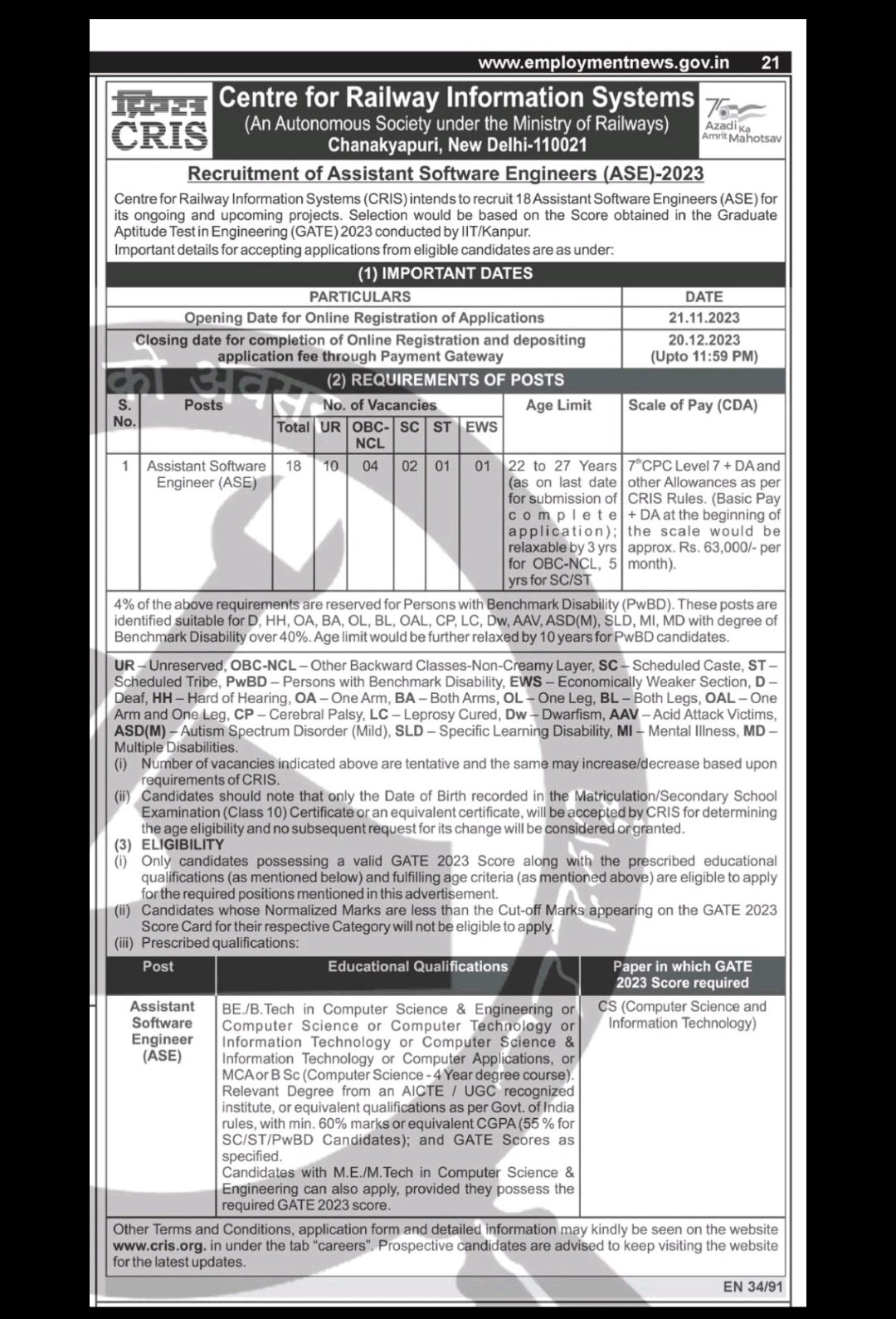 EMPLOYMENT NEWS on X: &ldquo;Join the digital tracks of innovation as 