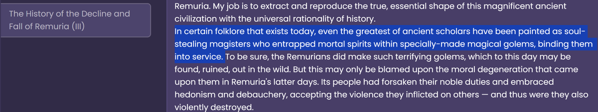the signs that something had been built. Until now, we still don’t know for certain what the thing that was built was.
Exhibit D: We already know soul-transferral is a thing in Fontaine lore, dating from the Remuria era at least. (7/37)