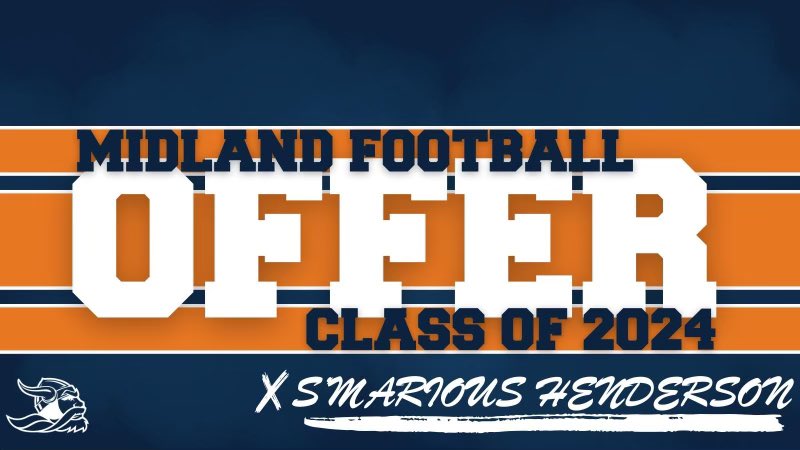 Blessed to receive my second offer from <a href="/MidlandU_FB/">Midland Football</a> <a href="/Coach_Honnold/">Denny Honnold</a>